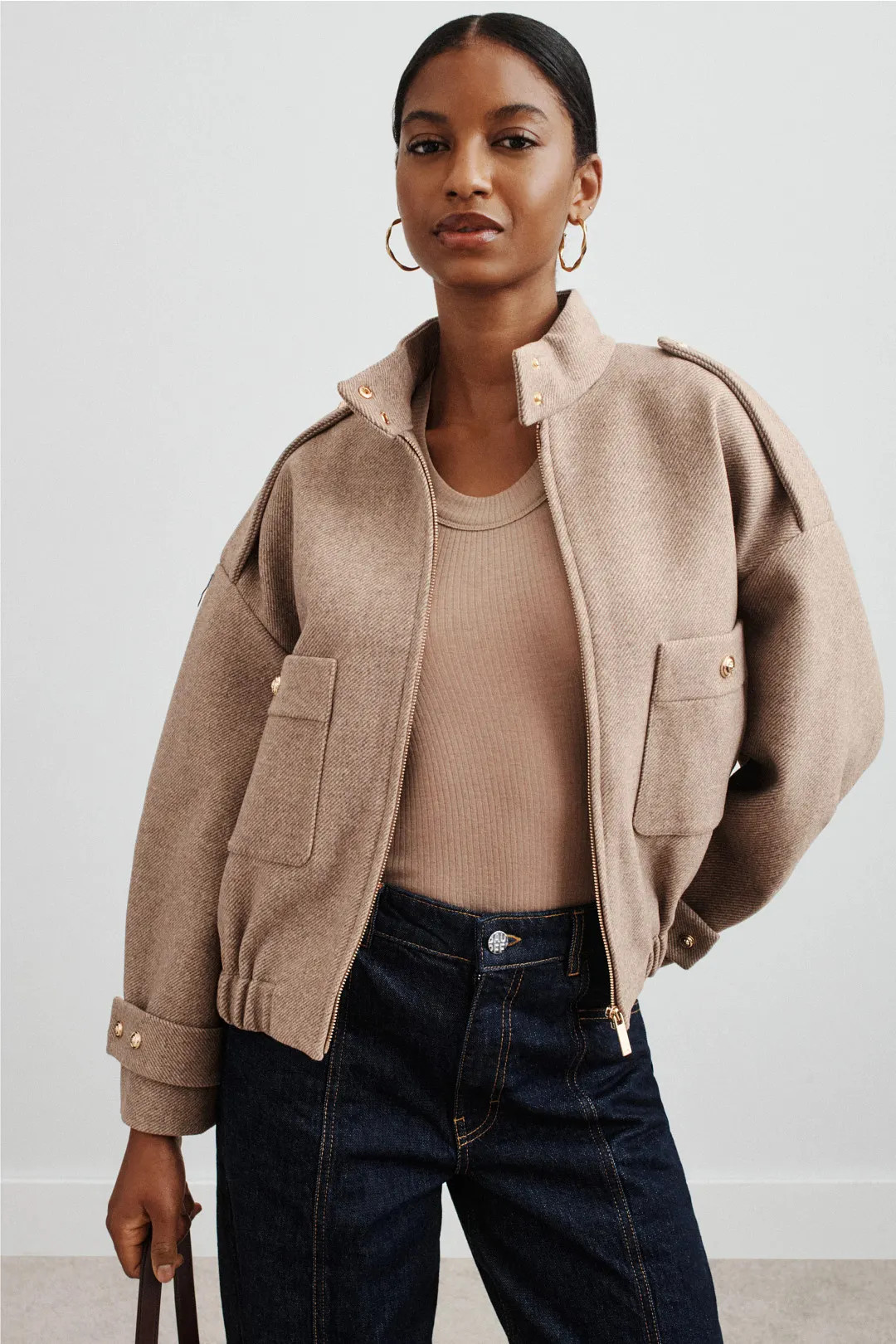 Mixed Wool Jacket | Rent the Runway