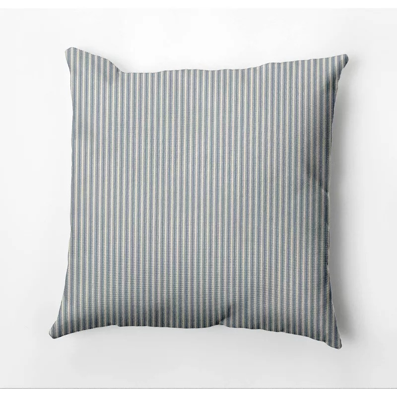 18"x18" Ticking Striped Square Throw Pillow - e by design | Target