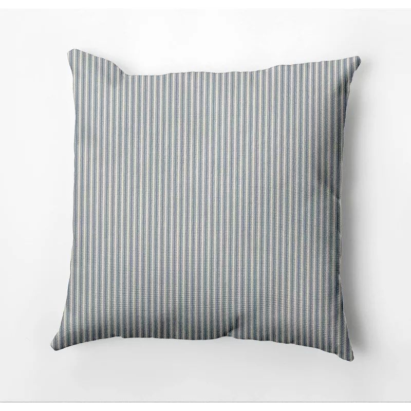 18"x18" Ticking Striped Square Throw Pillow - e by design | Target