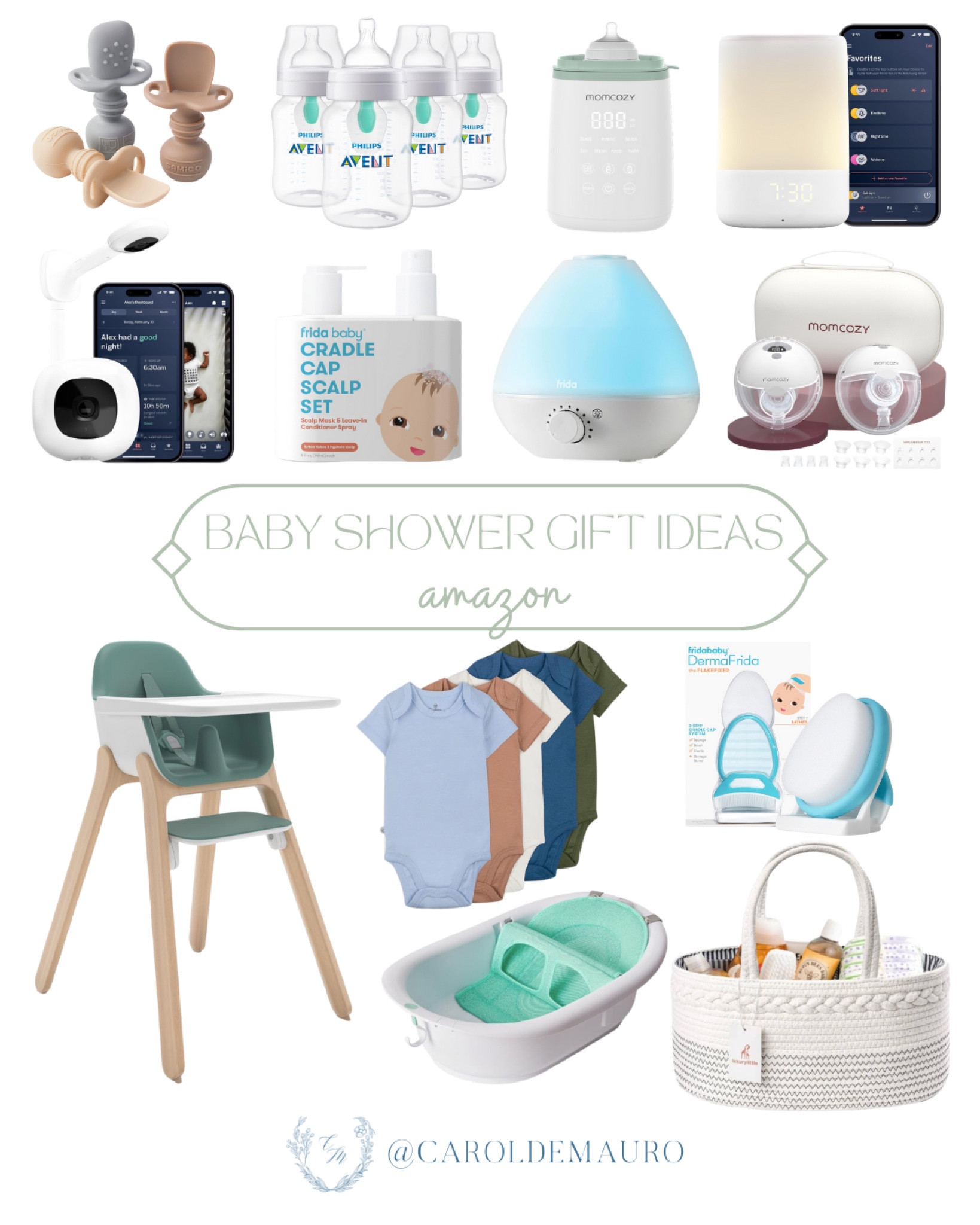 Amazon has got you covered with these must-have items that you can gift to your friend who's expecting! From feeding essentials like bottles and pacifiers to soothing essentials like humidifiers and sound machines, this rounded-up product has everything you need to shower the new parents with love and practical gifts.
#nurseryroom #newbornmusthave #momlife #giftguide

#LTKFindsUnder100 #LTKSeasonal #LTKBaby