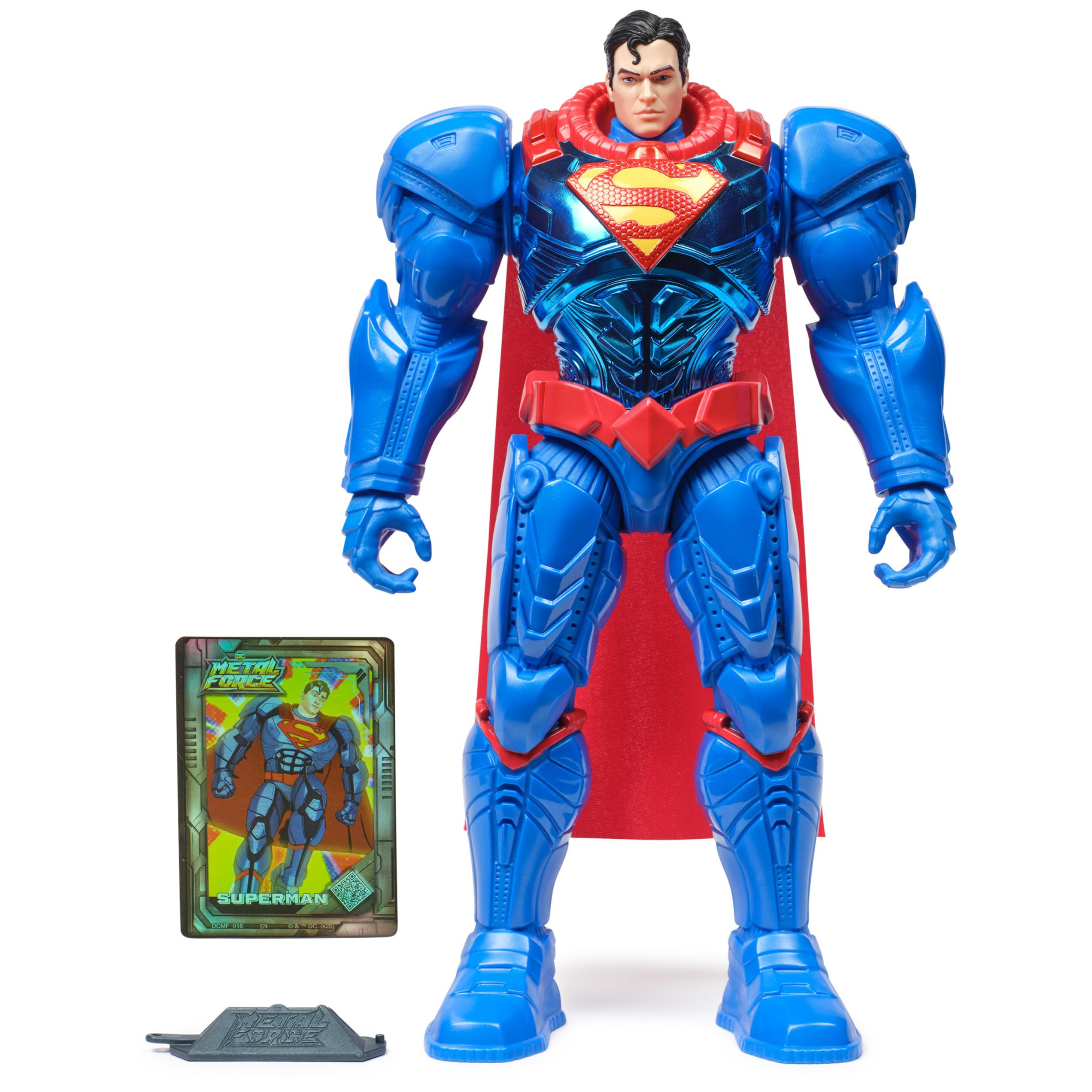 DC Comics, Metal Force Superman Action Figure, 12-Inch Extra Large Super Hero Collectible Kids To... | Amazon (US)