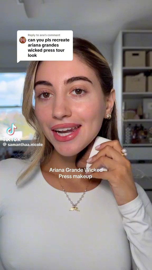 Ariana Grande Press Tour makeup 🩷✨

#LTKSeasonal #LTKStyleTip #LTKBeauty