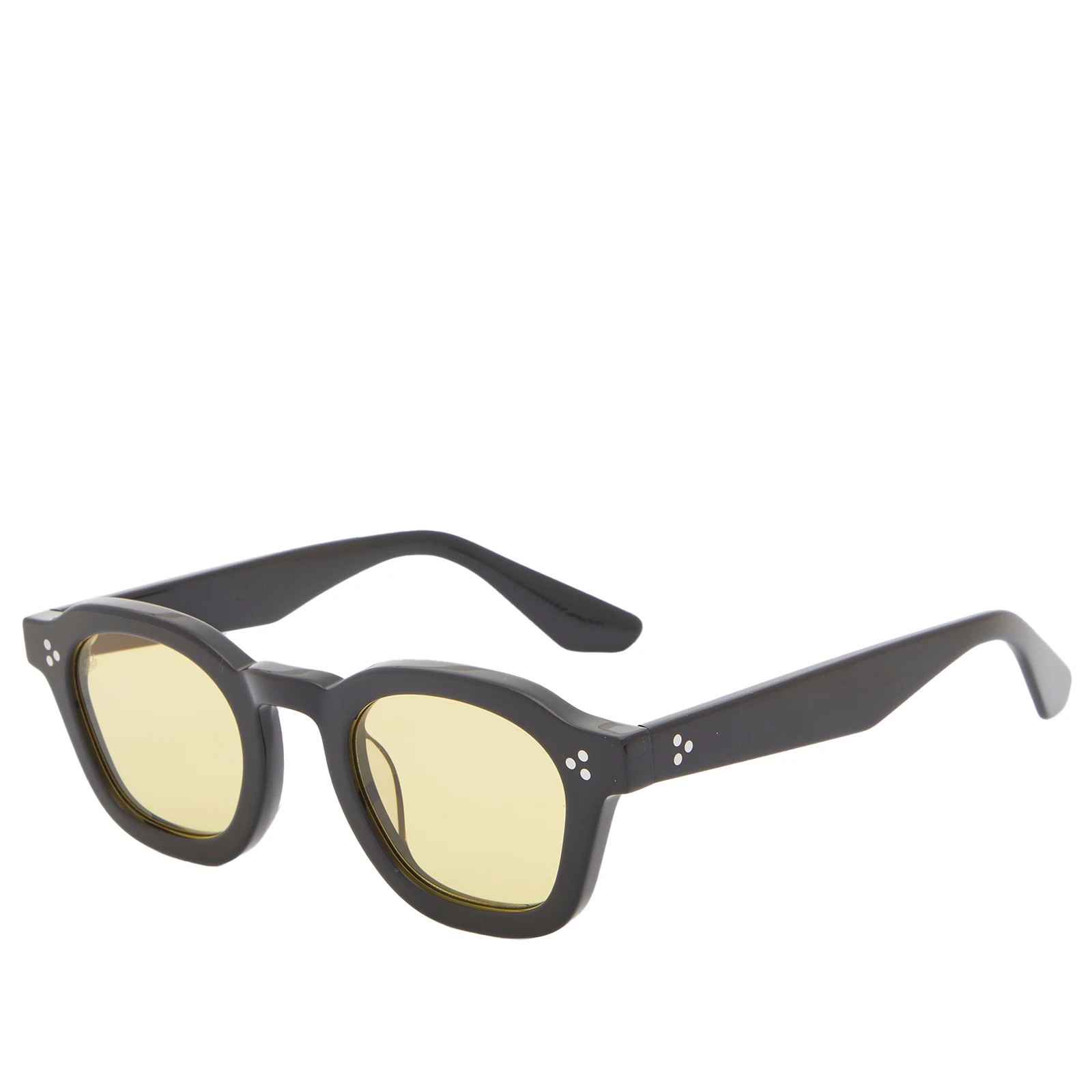 AKILA Men's Logos Sunglasses Black/Yellow | END. Clothing