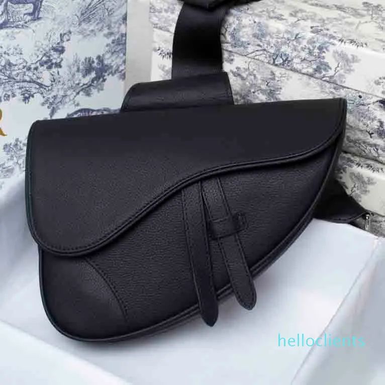 Classic Mens Chest Bag Retro Saddle Bags Fashion Men Shoulder Bag Waist Bag High Quality Genuine ... | DHGate