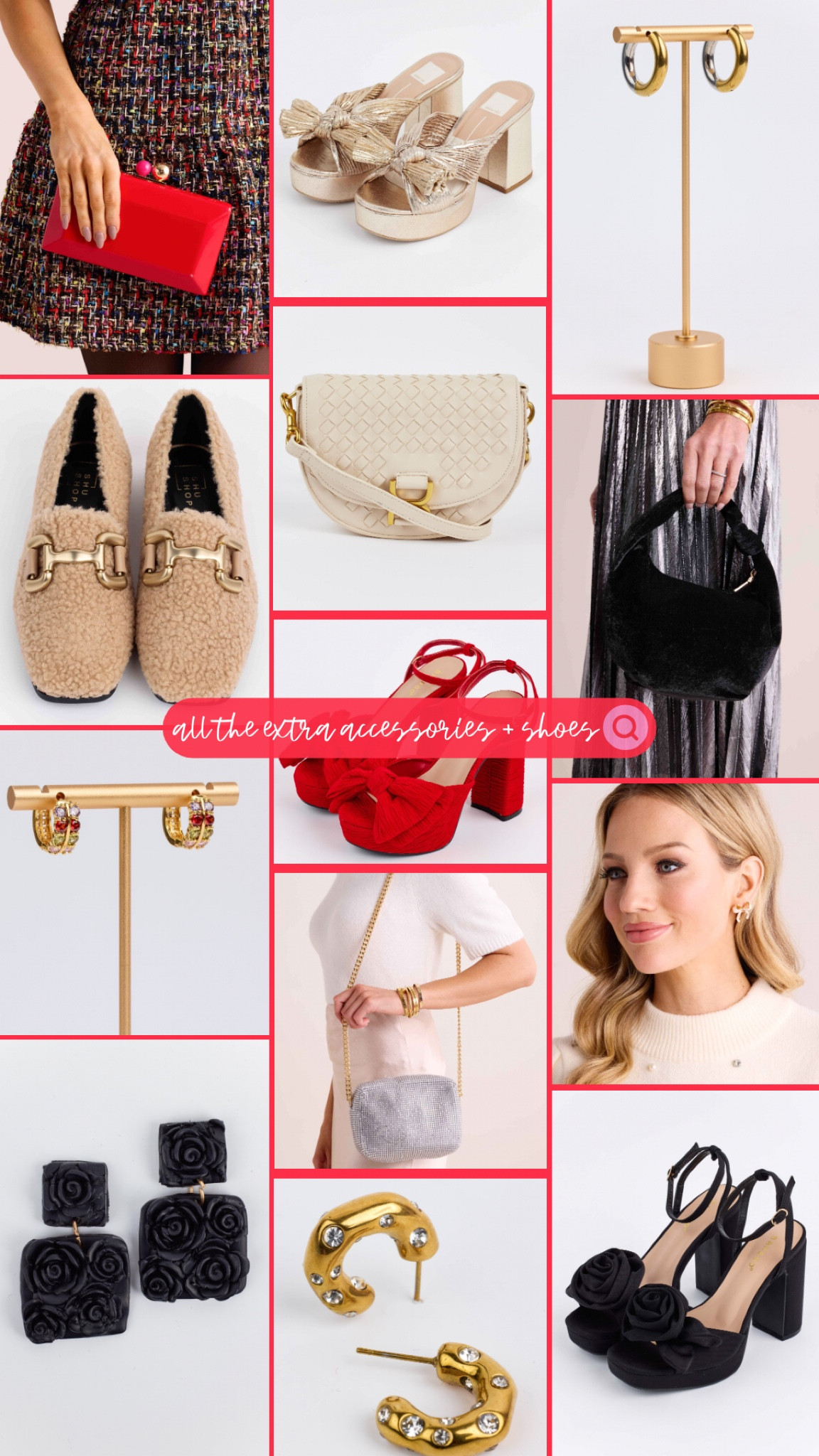 a season of sparkle with shop avara! all the extra: accessories, earrings, shoes and bags! use natasha15 for 15% off | 

#LTKStyleTip #LTKHoliday #LTKSeasonal