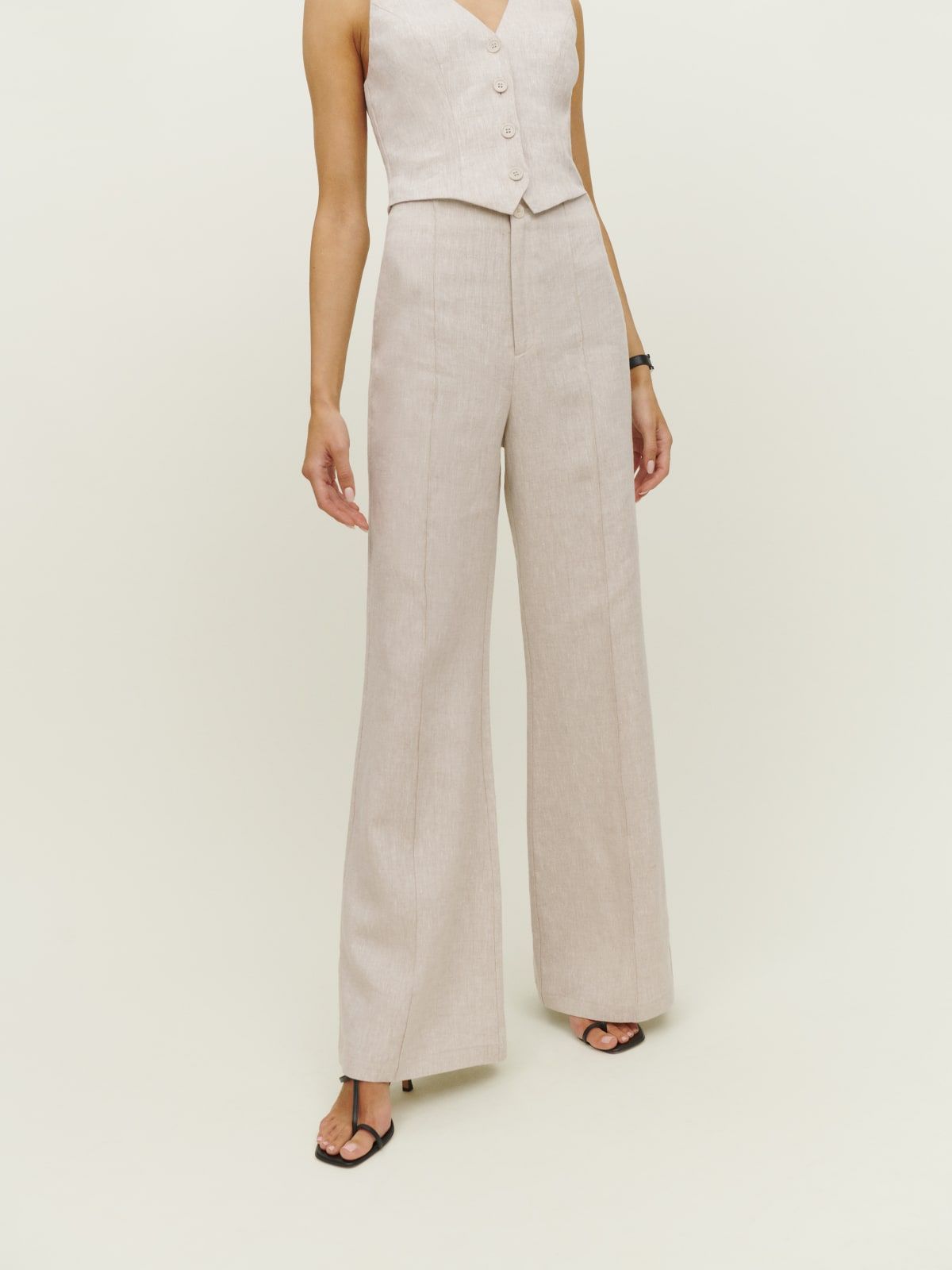 Silvie Linen Pant | Reformation (Global)