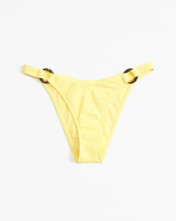 Women's O-Ring High-Leg Cheeky Bottom | Women's Swimwear | Abercrombie.com | Abercrombie & Fitch (US)