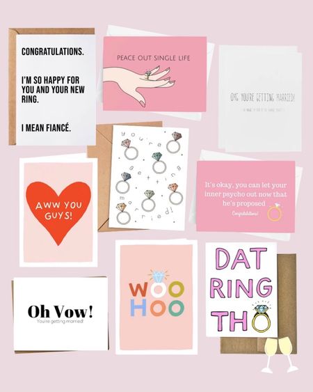 Engagement cards from Etsy small businesses 💍

#LTKGiftGuide #LTKwedding #LTKhome