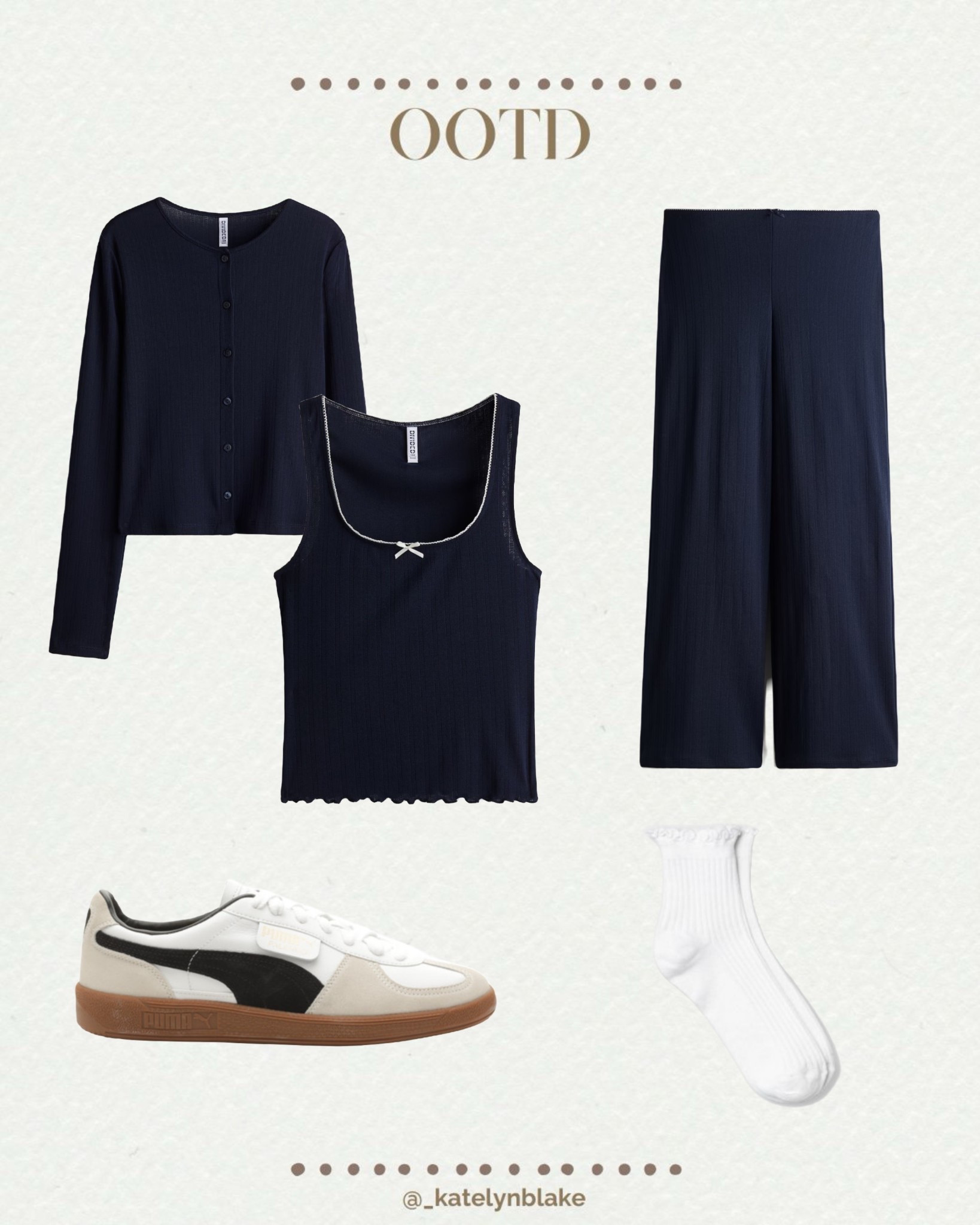 spring fashion, summer fashion, matching set, pointelle, puma Palermo’s, wide leg, cardigan, tank

#LTKSeasonal #LTKSummerEdit #LTKFindsUnder100