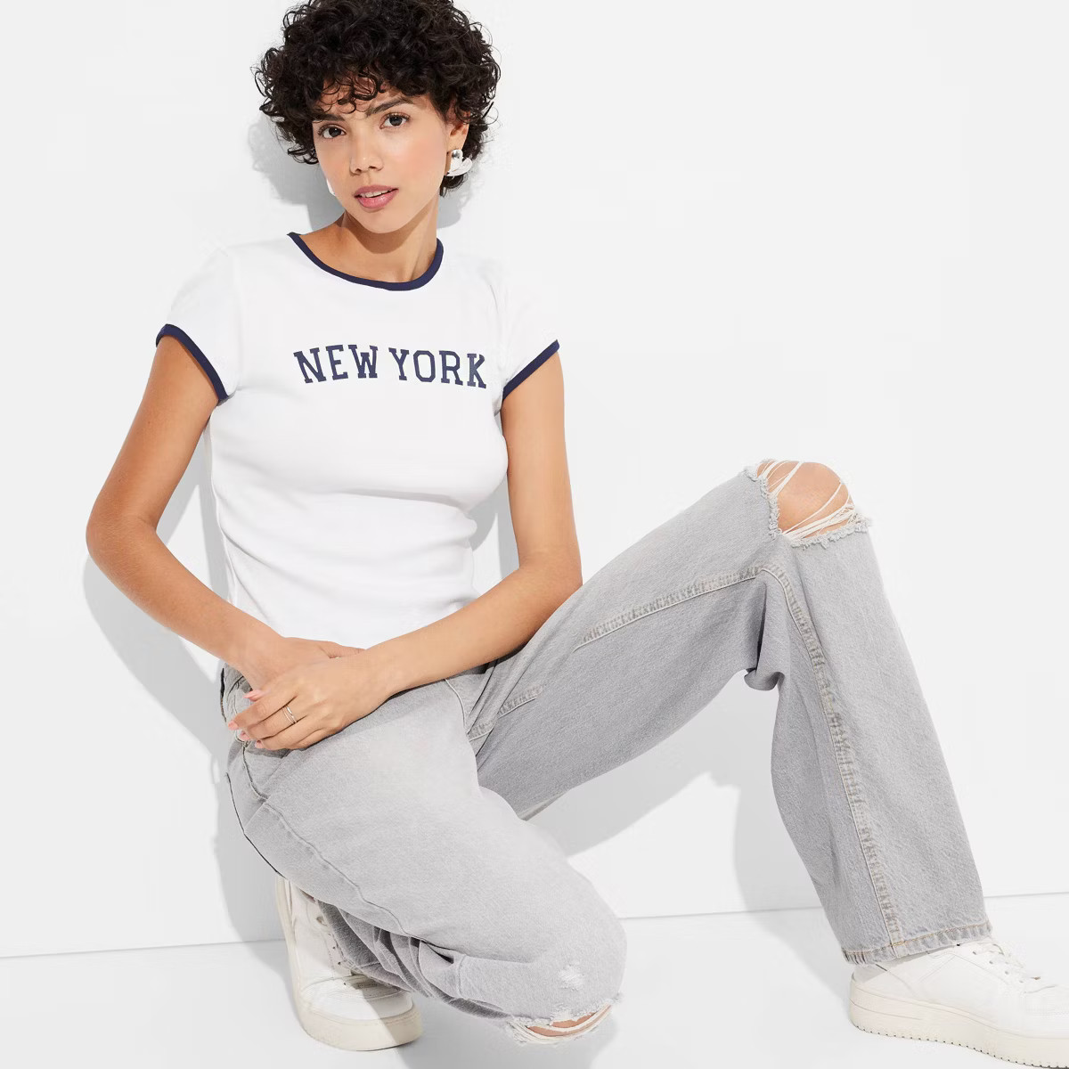 Women's Cap Sleeve Everybody Graphic T-Shirt - Wild Fable™ | Target