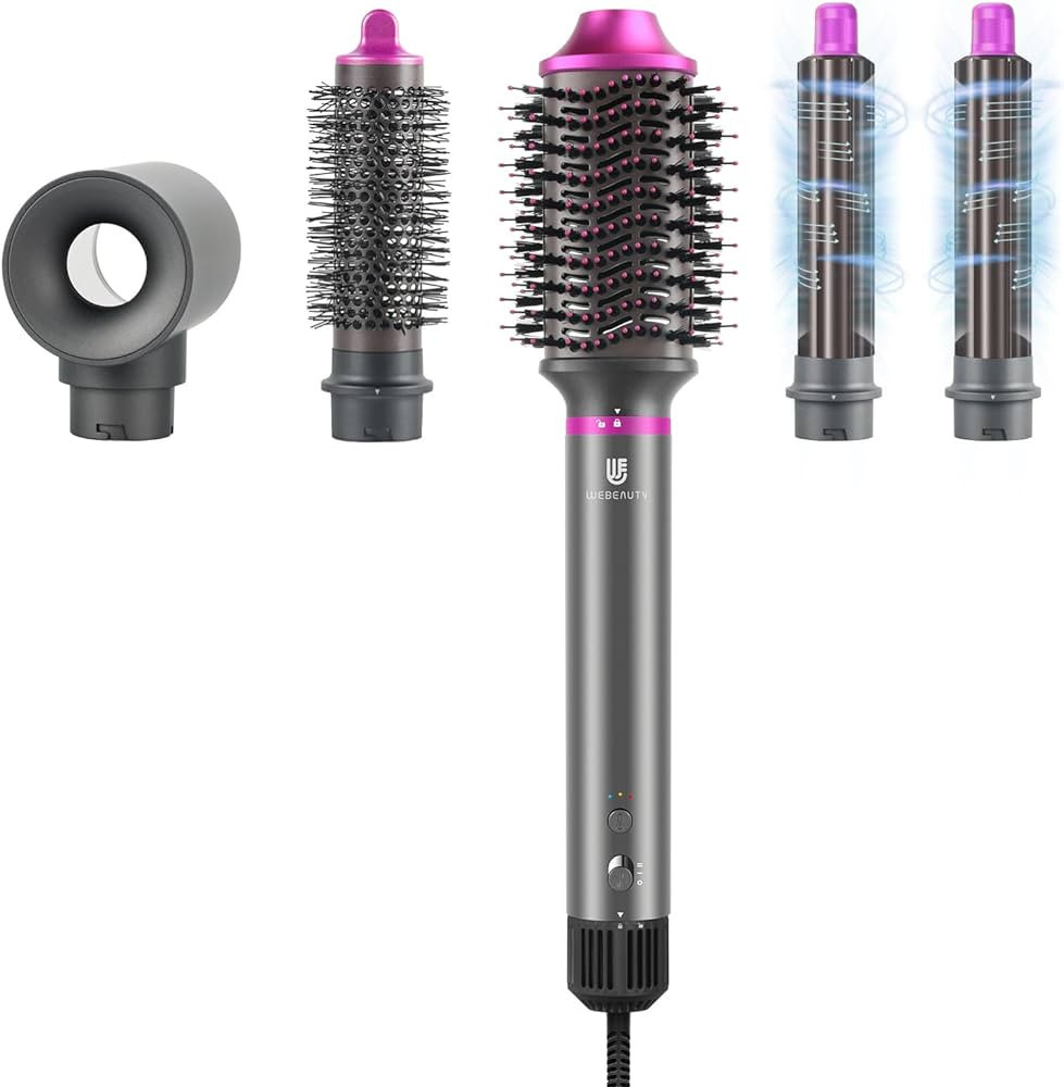 Hair Dryer Brush, webeauty 5 in 1 One Step Professional Hot Air Brush Set for Fast Drying, Curlin... | Amazon (US)