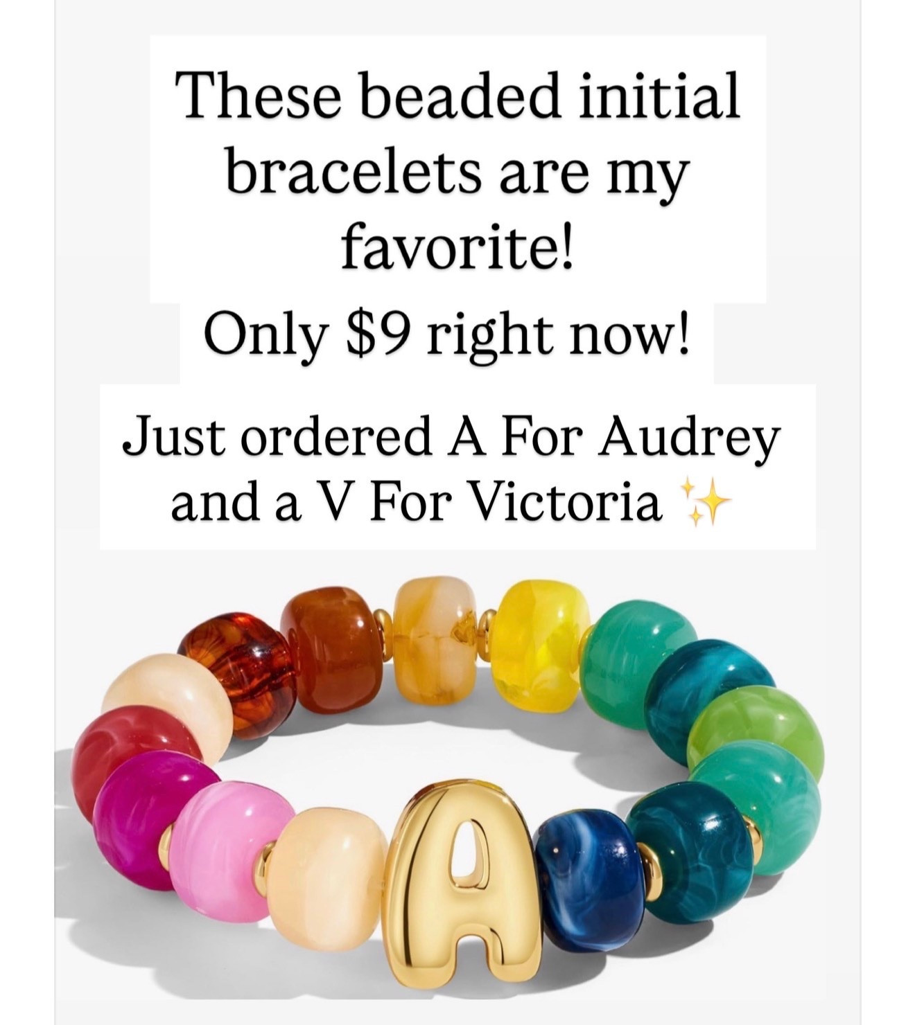 Personalized initial bracelets

#LTKootd