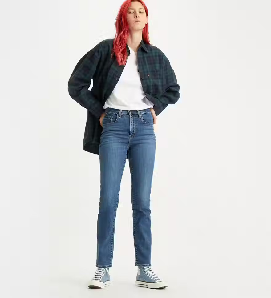 724 High Rise Slim Straight Women's Jeans - Medium Wash | Levi's® US | LEVI'S (US)