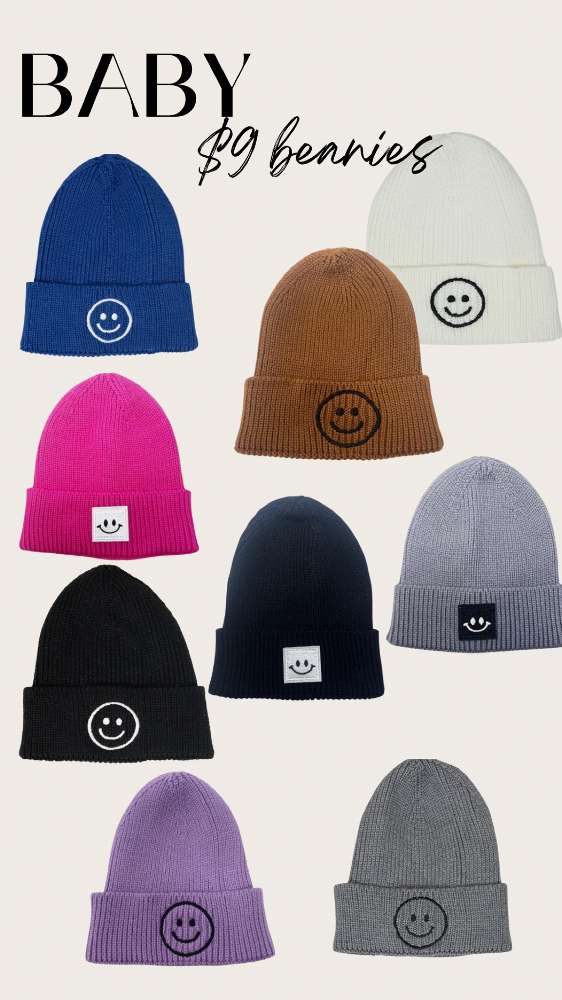 Baby beanies :) 

#LTKbaby