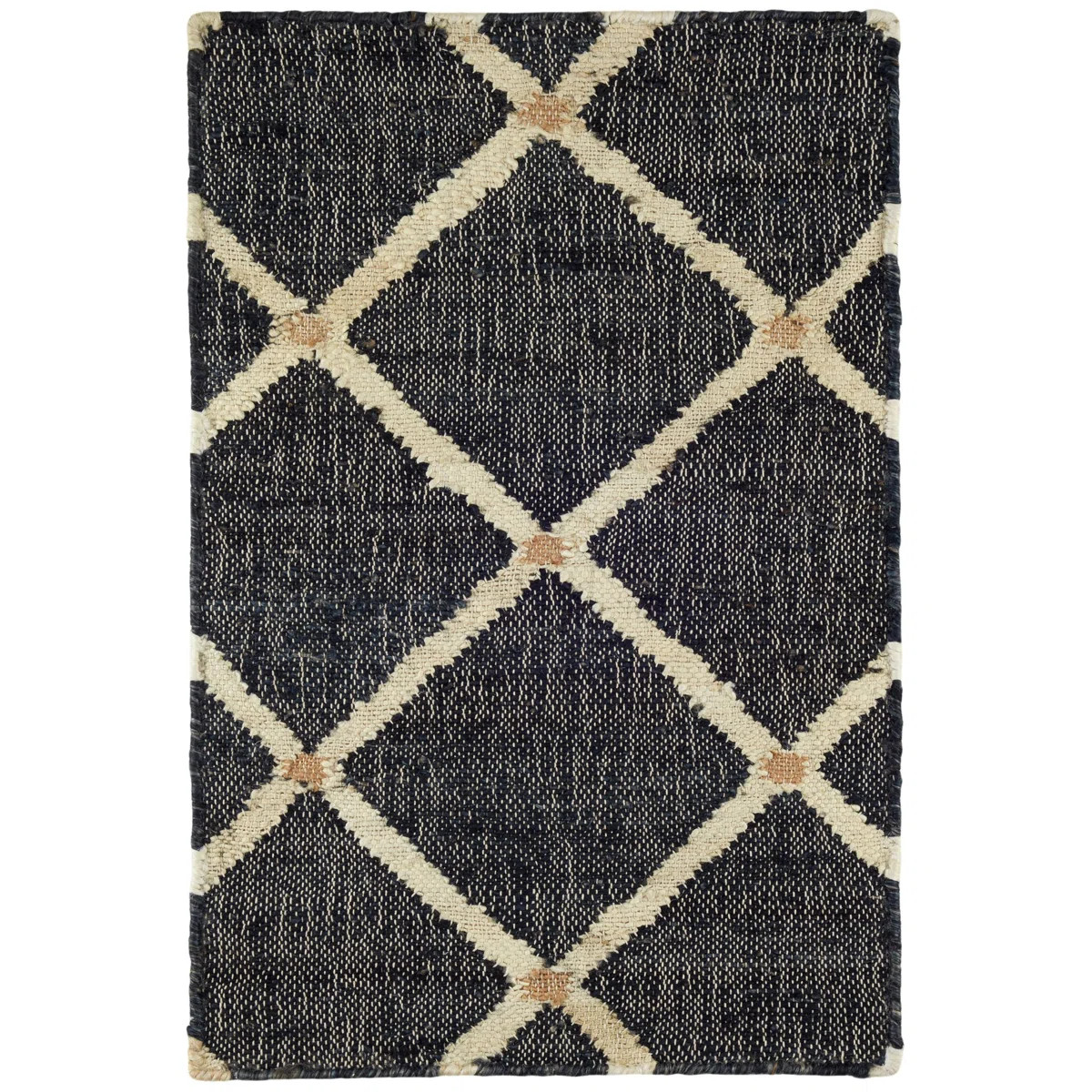 Kali Black Handwoven Jute Rug | Wayfair North America