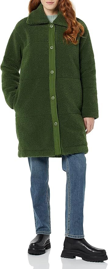 Amazon Essentials Women's Oversized Teddy Sherpa Coat (Previously Goodthreads) | Amazon (US)