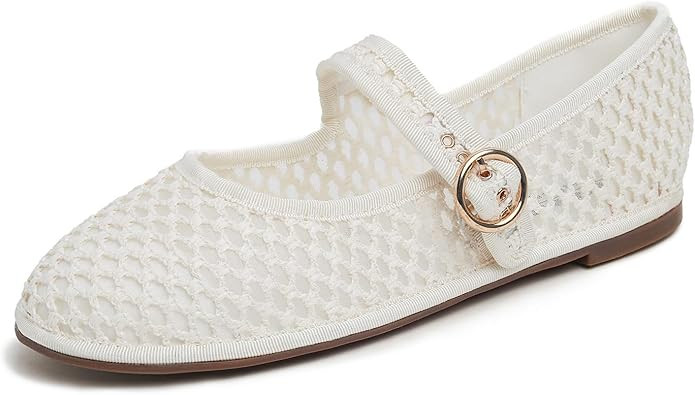 Feversole Women's Soft Breathable Mary Jane Memory Foam Cushioned Comfort Round Toe Metal Buckle ... | Amazon (UK)