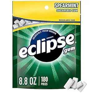 ECLIPSE Spearmint Sugarfree Chewing Gum, 180 piece bag | Amazon (US)