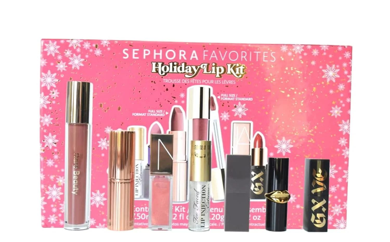 Sephora Favorites Holiday Lip Kit 7 Piece - Lipstick, Lip Gloss, Lip Plumper, Lip Shine, Lip Balm... | Walmart (US)