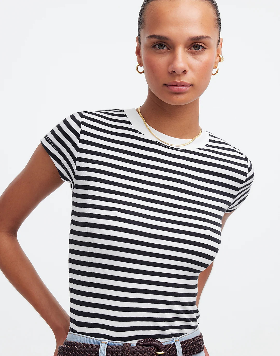 Supima® Rib Tee | Madewell