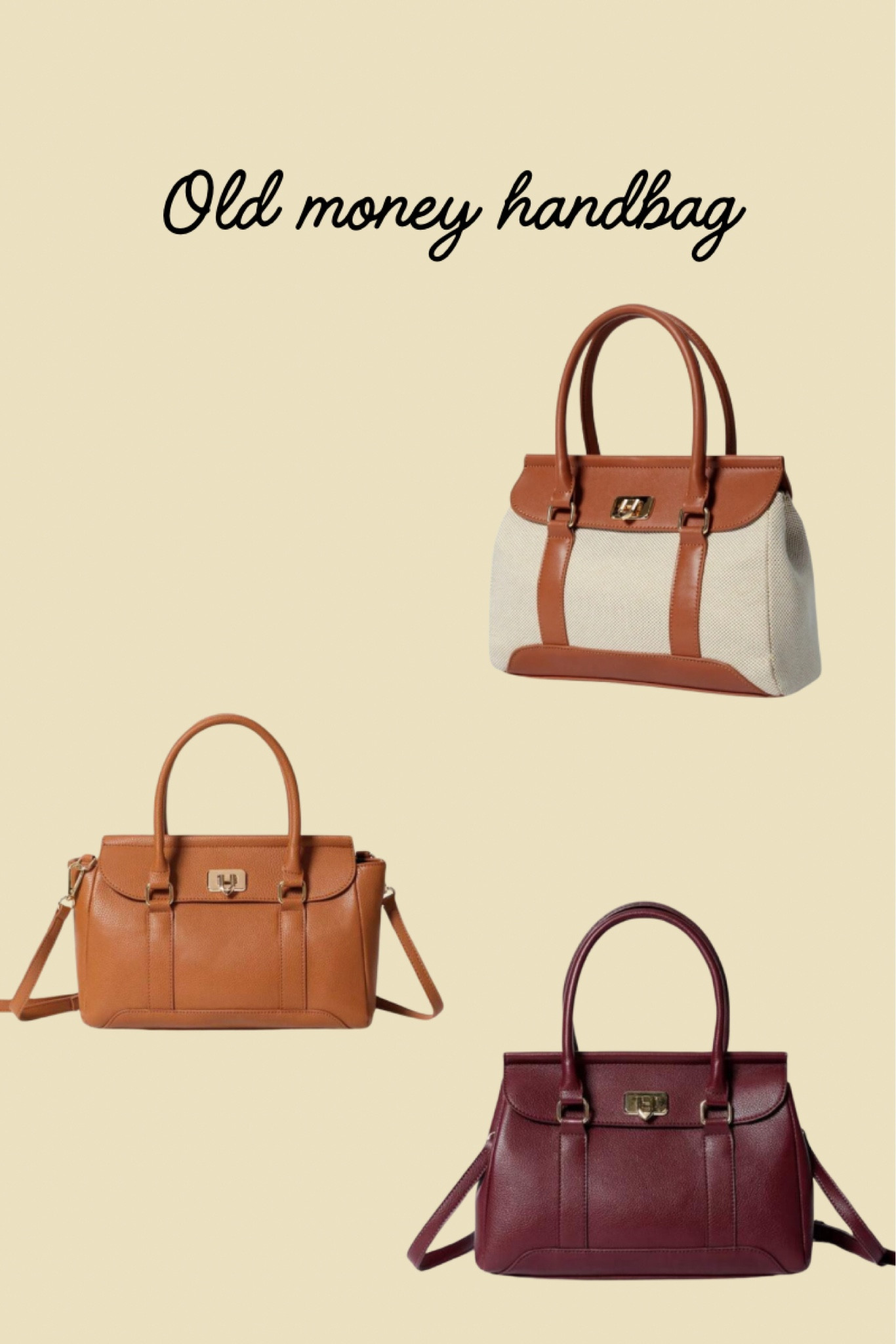 Old money handbag

#LTKStyleTip #LTKFindsUnder50 #LTKSaleAlert