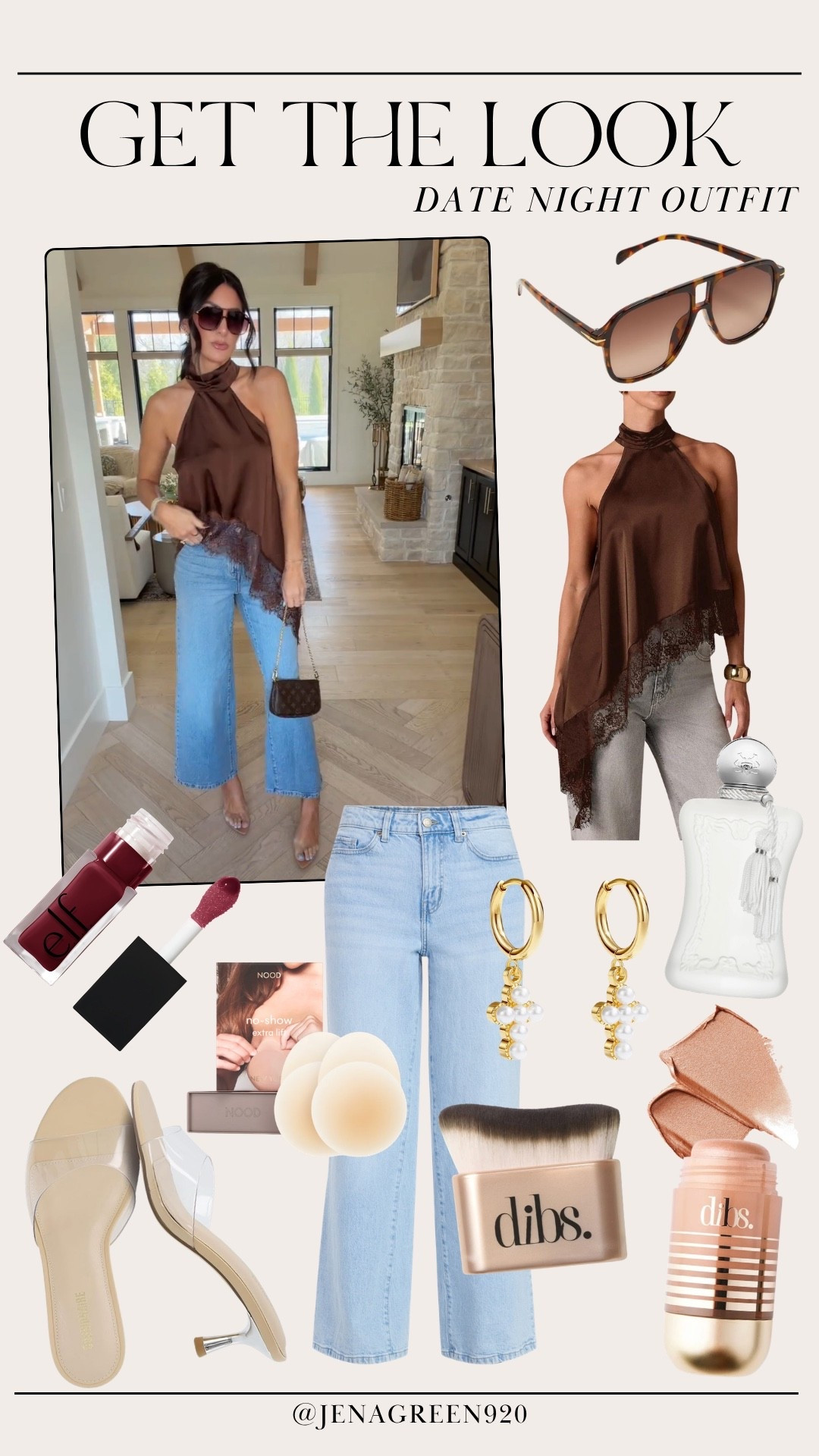 Date Night Outfit | Amazon Scarf Top | Walmart Jeans | Spring Style | Cross Earrings

#LTKTall #LTKSeasonal #LTKootd