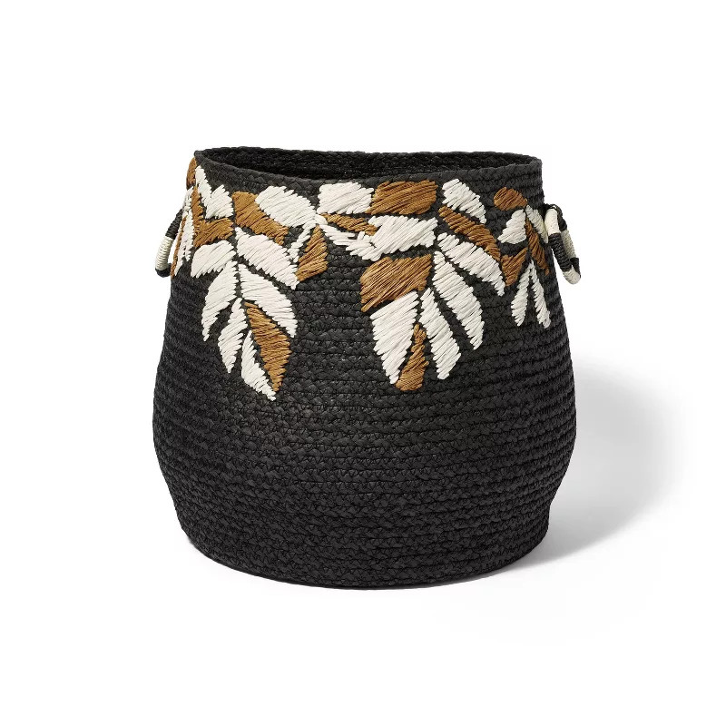 Large Palm Basket Black - Tabitha Brown for Target | Target