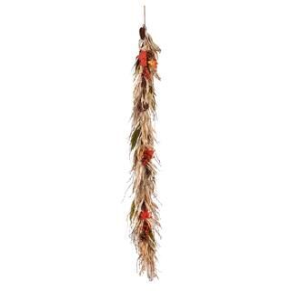 5.5ft. Natural Twig, Leaves & Corn Husk Garland by Ashland® | Michaels Stores