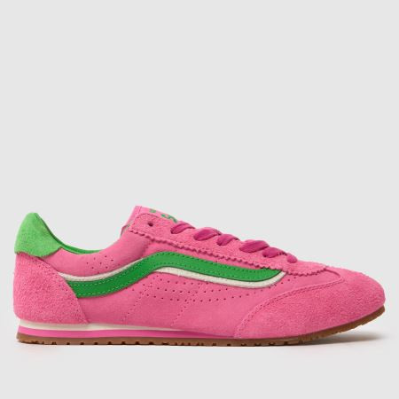 Womens Pink Multi Vans Super Lowpro Trainers | schuh | Schuh