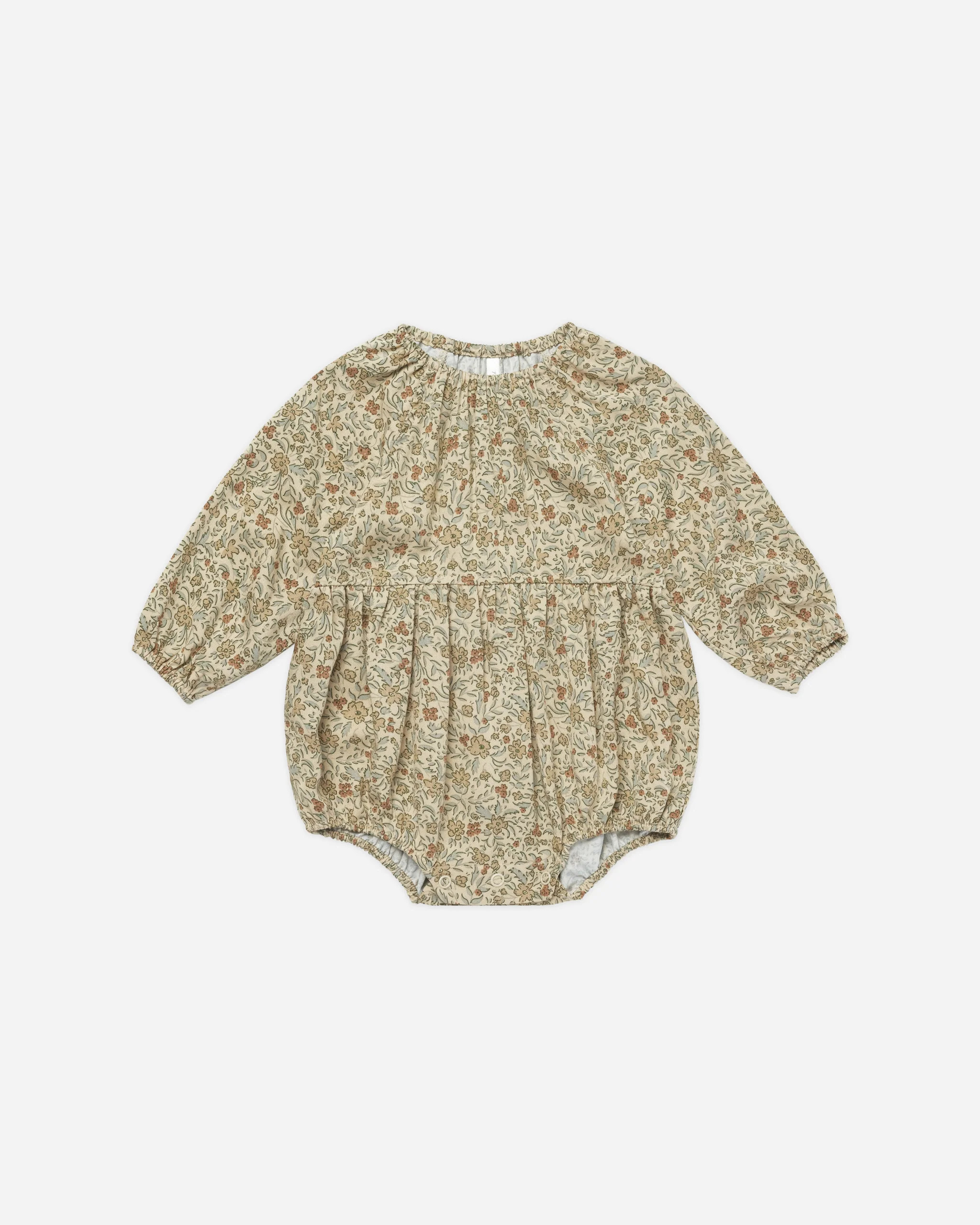Long Sleeve Bubble Romper || Golden Garden | Rylee + Cru