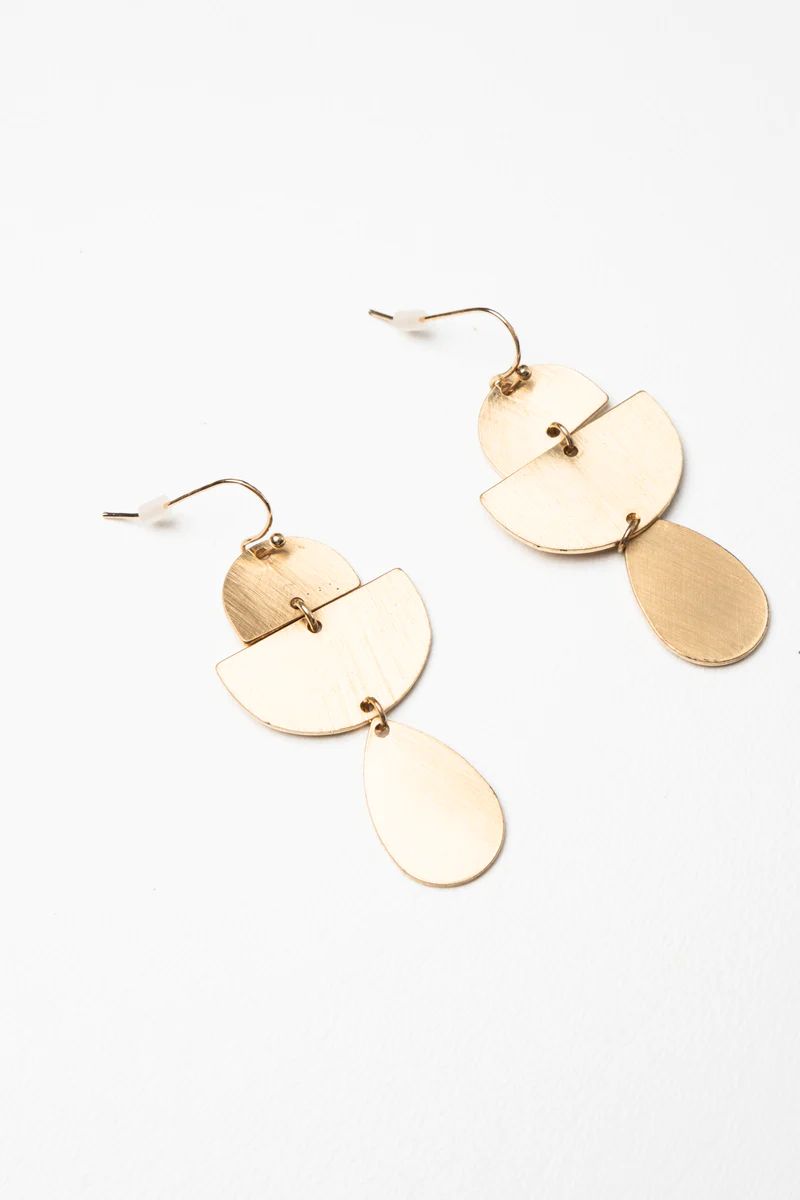 Juno Geometric Earrings | Carly Jean Los Angeles