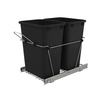 Rev-A-Shelf  35-Quart Soft Close 2 Pull-out Trash Can | Lowe's