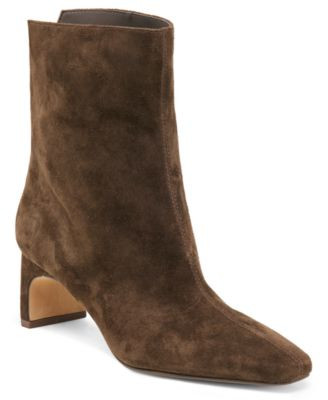 Dolce Vita Women's Bennet Block Heel Dress Booties - Olive Suede | Macy's