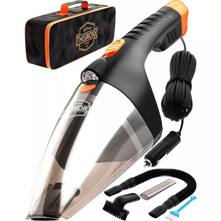 ThisWorx Portable High Power Car Vacuum Cleaner with LED Light - 110W, 12V | Target