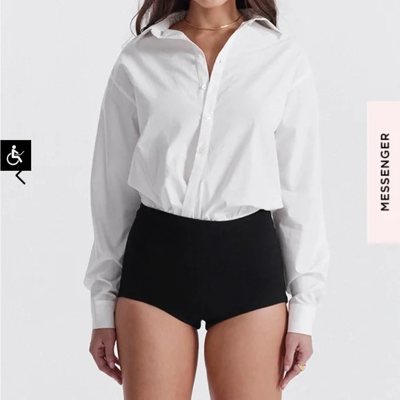 House of CB Tahni Black High Waisted Shorts | Poshmark