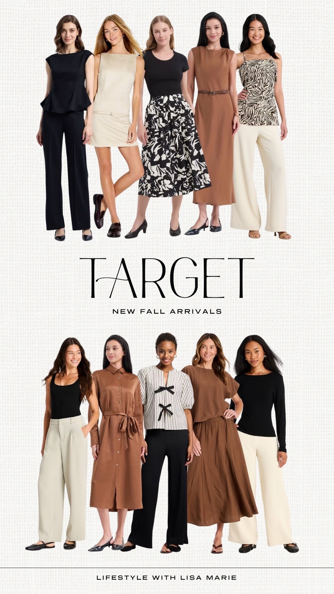Target new arrivals! Elevated casual outfits for fall. Business casual outfits and dresses. Two piece matching sets. Mini, midi and maxi dresses. Trousers. Floral and animal print tops and skirts. Striped tops. Tie waist dresses. Outfits for family photos and fall events.  

 #LTKootd #LTKSeasonal #LTKPetite