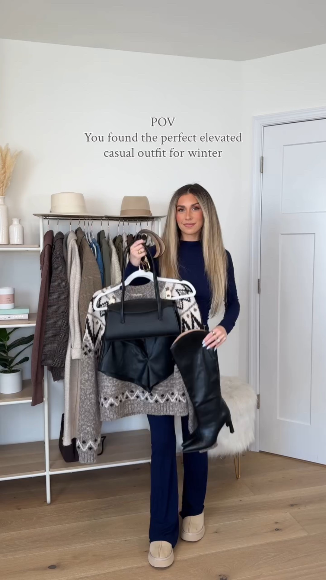 POV you just found your perfect elevated casual outfit for winter 
+ fair isle sweater: medium 
+ belt: xs/s
+ faux leather shorts: xxs 
+ tights: xs/s
+ boots: true to size 

POV you just found the perfect elevated casual outfit for winter 🖤🍸 think date night, GNO, cold weather getaway! This sweater has gotten me endless compliments and is under $50! I’ve also been in love with these leather shorts and how versatile they are. They’ve been perfect throughout the seasons & I love them layered with tights! 

Comment OUTFIT to get all of the details for this elevated casual ootd sent to you directly & make sure to save this for later next time you’re in need of a little winter outfit inspo! 

https://liketk.it/5KwVW #winterwear #winteroutfitideas #winterootd #winteroutfit #casualoutfit

#LTKootd #LTKgrwm #LTKFindsUnder100