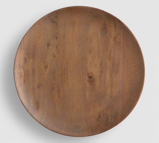 Chateau Handcrafted Acacia Wood Charger Plate | Pottery Barn (US)