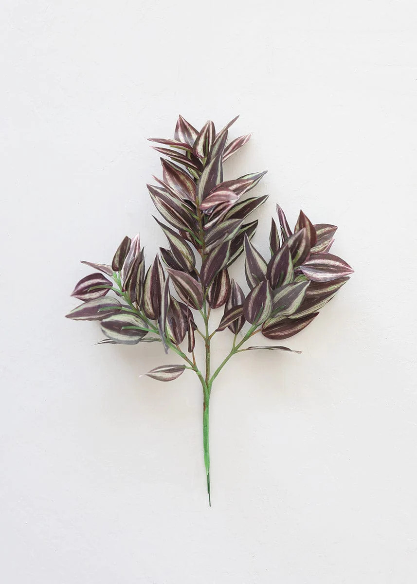 Variegated Burgundy Mini Wandering Jew | Fake Plants at Afloral.com | Afloral