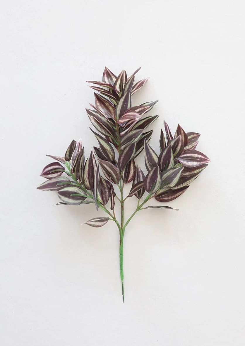 Variegated Burgundy Mini Wandering Jew | Fake Plants at Afloral.com | Afloral