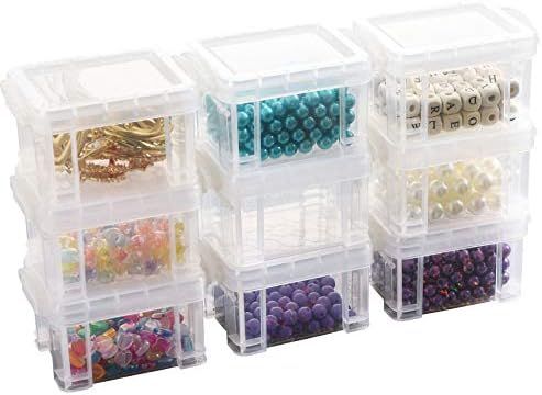 Small Plastic Clear Storage Box With Lid | Amazon (US)