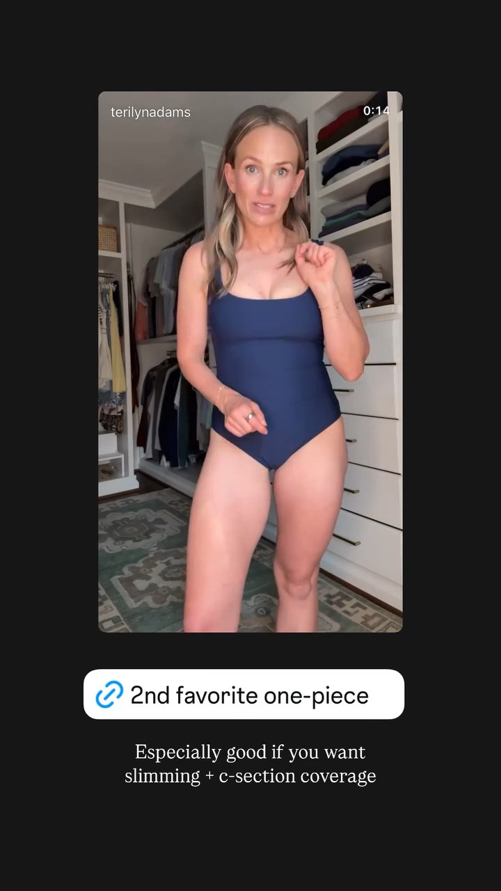 Especially good if you want slimming + c-section coverage

#LTKSummerEdit #LTKStyleTip #LTKSwim