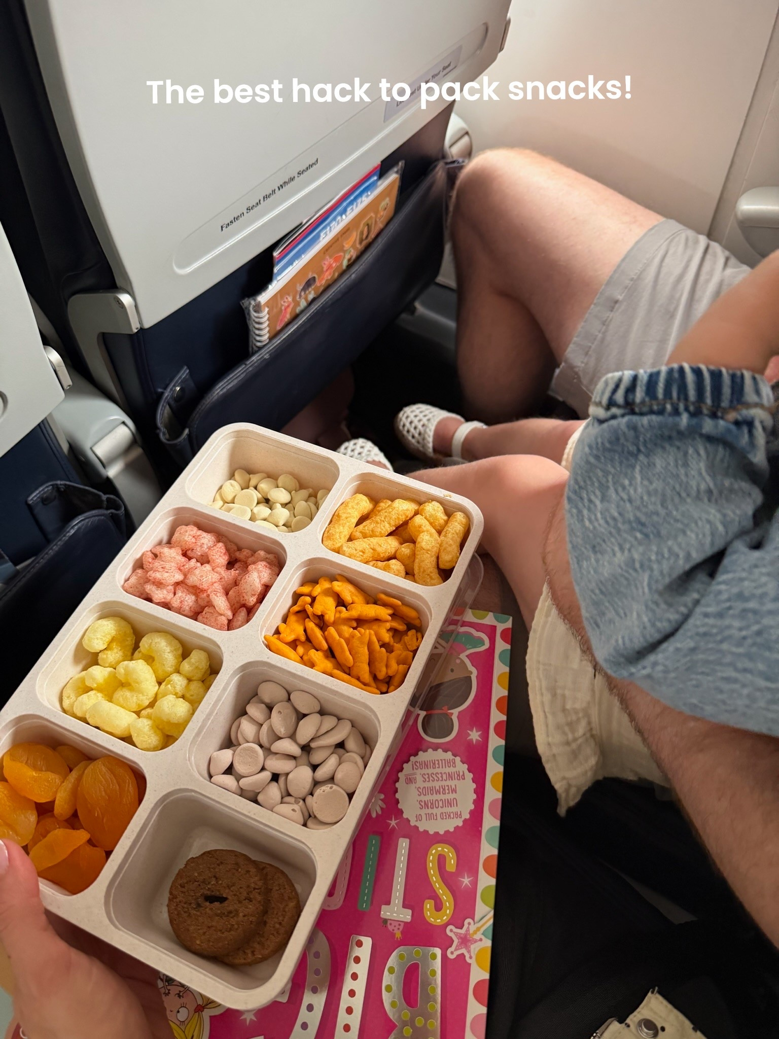 Snack hack on the plane! ✨
Packed two of these with options and it was perfect

#LTKmomlife #LTKKids #LTKBaby