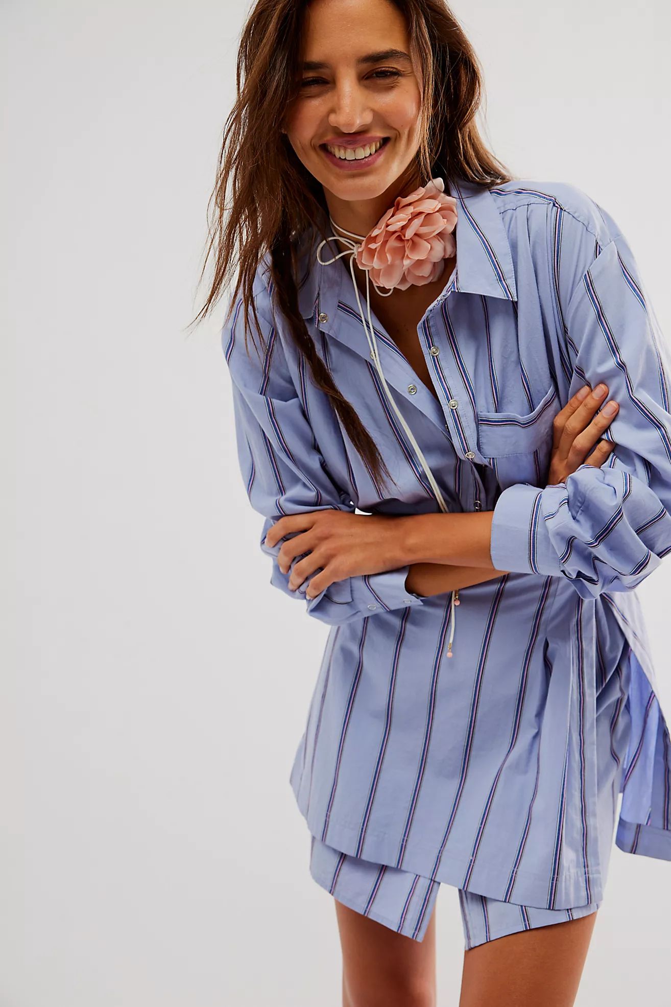High Vibrations Shirt Dress | Free People (Global - UK&FR Excluded)