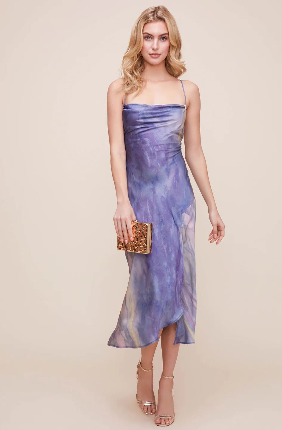 Gaia Tie Dye Midi Dress | ASTR The Label (US)