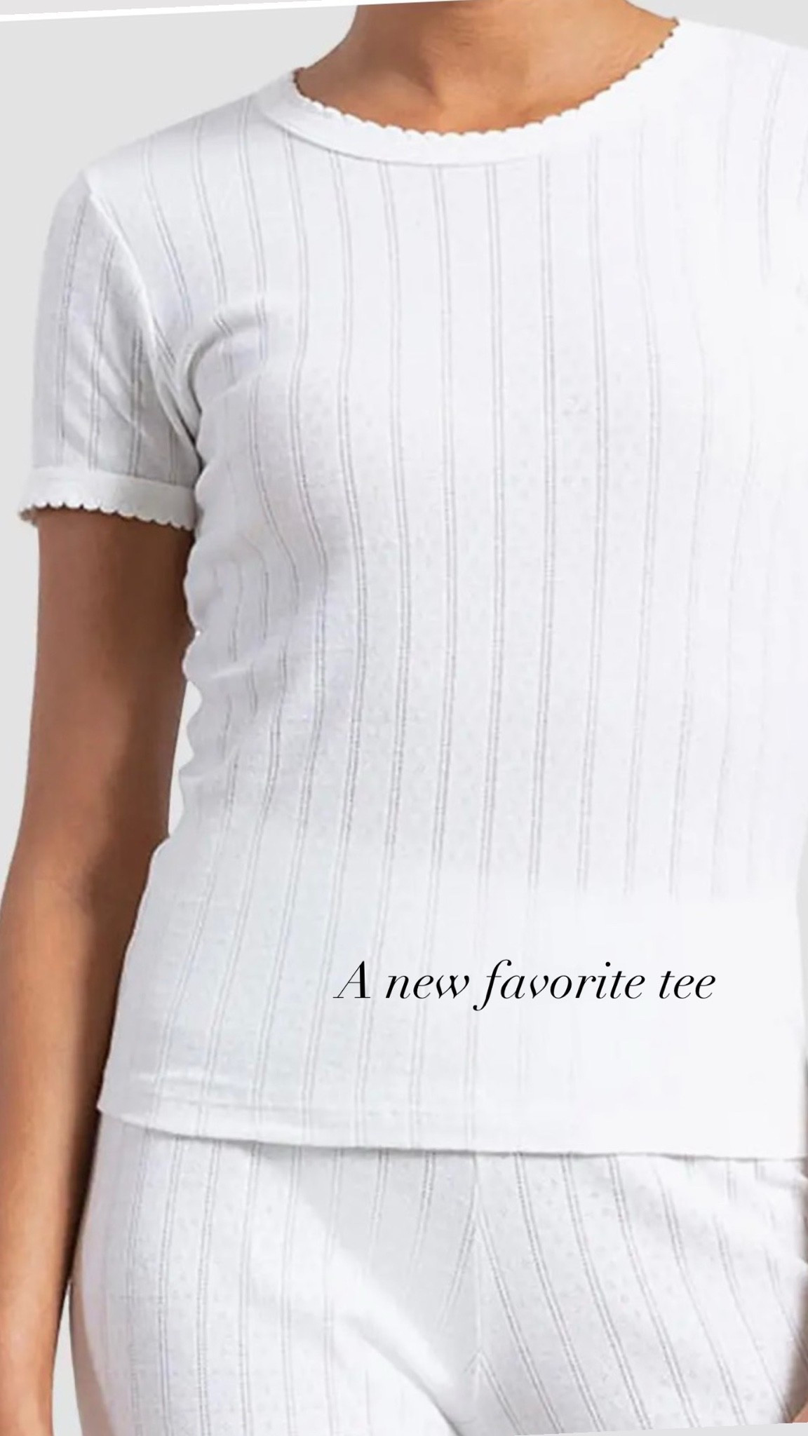 I have been wearing this white tee on repeat and purchased two more! I size up to M (I’m typically a small). It is gift card eligible during Saks Spend More, Earn More Gift Card Event through September 27th. Earn a $50 gift card for every $200 you spend (select styles- up to $500) with code FAM.
#sakspartner #saks @saks

#LTKootd
