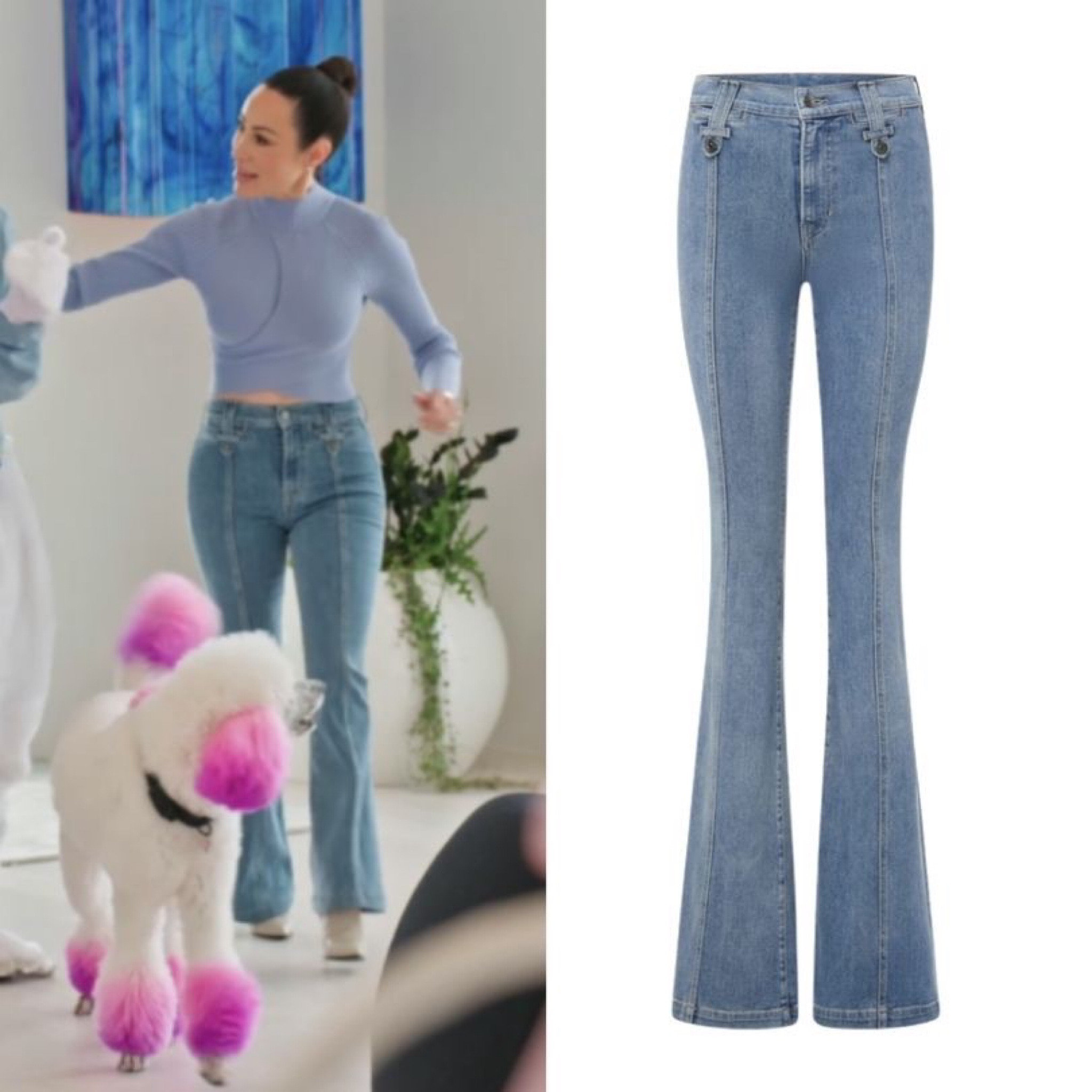 Angie Katsanevas’ Flared Jeans 