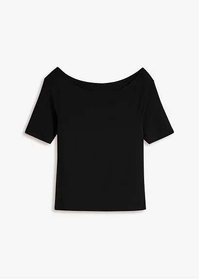 Carmenshirt in Viskose-Mix | Bonprix DE
