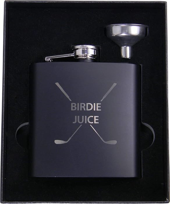 Golf Birdie Juice Flask, Funnel and Gift Box - Great Chirstmas, Birthday, Valentines Gift for Gol... | Amazon (US)