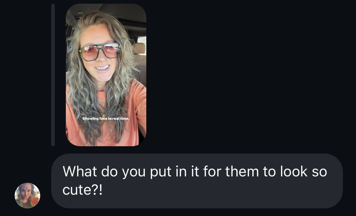 Curls are natural, no tools used  (not even a defuser) I just put in a little bit of this mousse to help with some of the straighter pieces and spray to help with frizz 

#LTKBeauty #LTKOver40